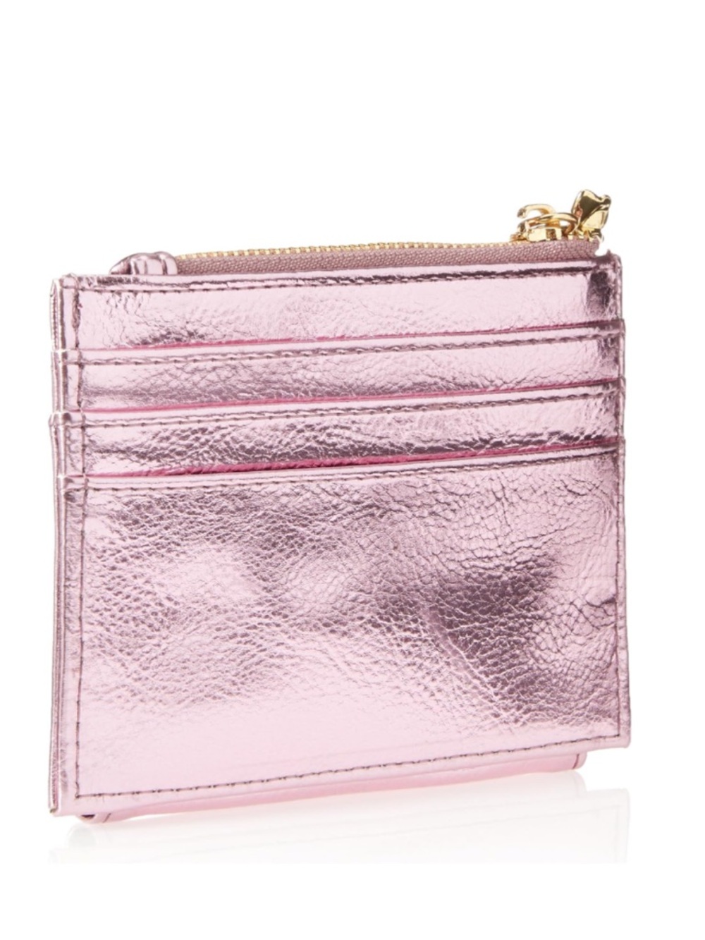 Betsey Johnson Candy charms bifold wallet, metallic pink NWT - Picture 8 of 10